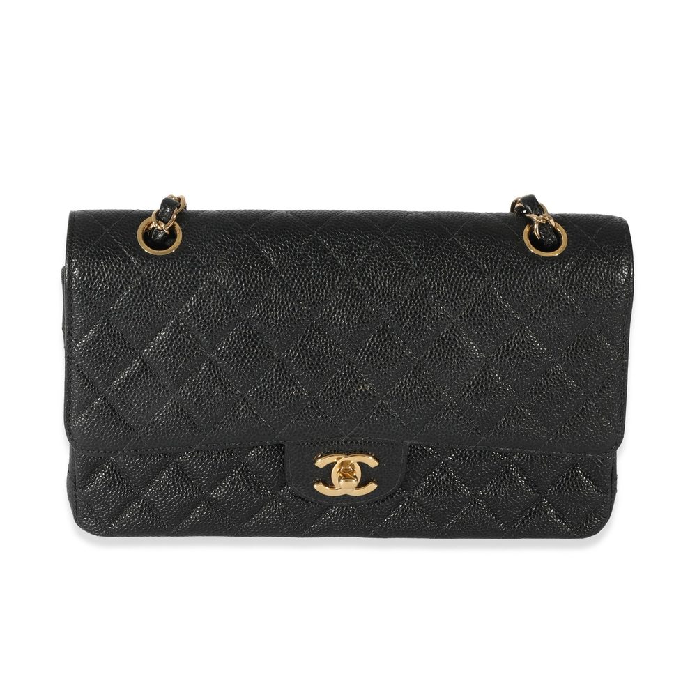 Chanel Black Caviar Medium Classic Flap Bag
